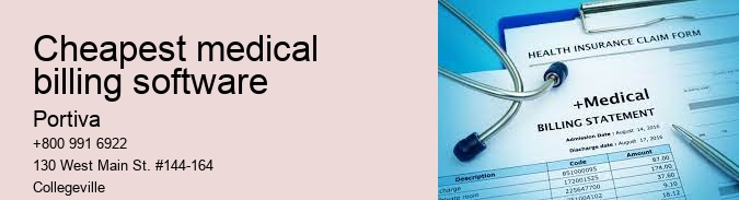 cheapest medical billing software
