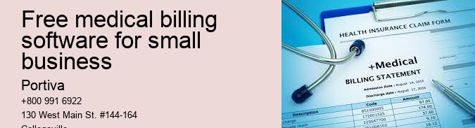 free medical billing software for small business